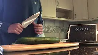 Real Life Speedrun #1 - Slicing cucumber