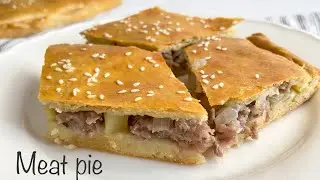 Быстрый мясной пирог