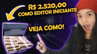 Como GANHAR DINHEIRO sendo EDITOR DE VÍDEO INICIANTE?!