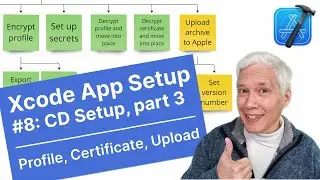 Profile, Certificate, Upload: CD Setup, part 3