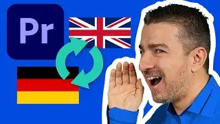 Adobe Premiere Pro - Change Language in 1 Minute!