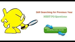 NEET PG Previous Year Questions Download