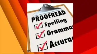 Editing and proofreading on Upwork