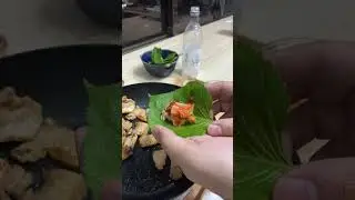 Korean food - Pork belly 삼겹살