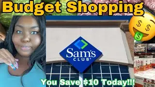 Sam's Club Shop With Me | $100 Budget, Can We Do It? | Walkthrough