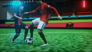 RONALDO VS MBAPPE [SPEED FOOTBALL ANIMATED MOVIE SPEED CHALLENGE. CR7/MBAPPE/A.DAVIES]