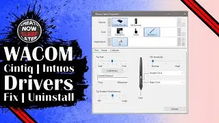 How To PROPERLY FIX and Uninstall Wacom Cintiq | Intuos Drivers
