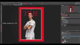 TUTORIAL MEMBUAT COVER MAJALAH TIME CRISTIANO RONALDO MENGGUNAKAN PHOTOSHOP CS6