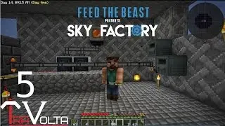 Sky factory 3 - Первая автоматизация и энергия [E5]