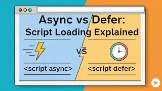 Async vs Defer:  Script Loading Explained