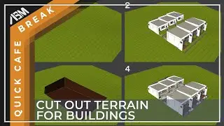 How to cut adjust terrain to buildings in ARCHICAD