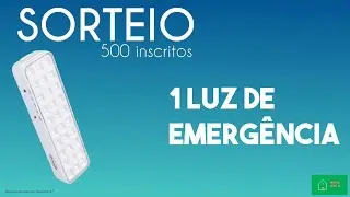 O primeiro sorteio do canal!