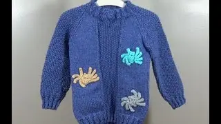 Детский ДЖЕМПЕР с крабиками