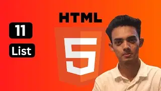 List Items in Html | 11 | Html 5 #2023