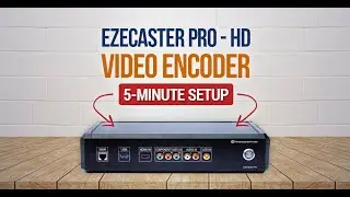 EzeCaster Pro HDMI H.264 Full HD Live Streaming Video Encoder – Professional Broadcast Equipment