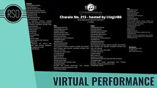 Bach Chorale No. 213 - RSO Community Project