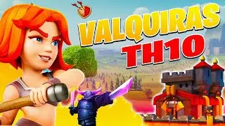 ATAQUE DE VALQUIRIAS PARA TH10 AYUNTAMIENTO 10 // Clash Of Clans