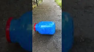 Crushing Crunchy & Soft Things ! Breaking glass bottles ⚠️🔥 