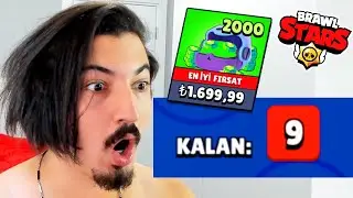 9 YAZDI LAAAN! 2000 ELMAS ÇEKTİM! Brawl Stars 