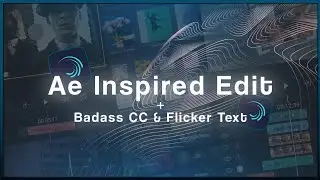 Ae inspired Edit + Cc + Flicker Text 👀🔥 Alight motion preset ( Xml File ) Crazy Tech Tutorials