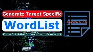 How To Generate A Wordlist in Windows With Crunch