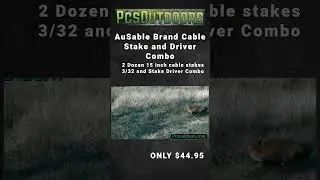 AuSable Brand Cable Stake and Driver Combo