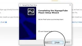 How to install digital signage player app on Windows?