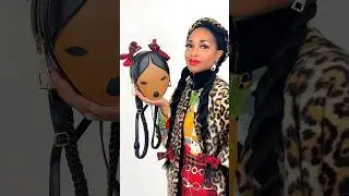 How to style the “Doll Head” Bag 🖤 Thank you @missgolden_lady for collaborating with me! #pidgindoll
