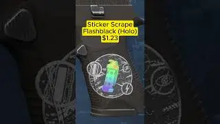 Flashblack (Holo) sticker scrape CSGO sticker scrape 