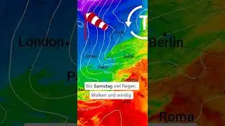 🌧 Kräftige Tiefs bringen in der zweiten Wochenhälfte viel Regen mit. 