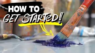 The Complete Beginner's Guide To Oil Painting: Materials, Setup, Safety, Color Palettes & Techniques