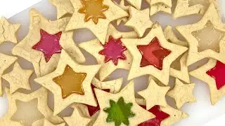 Новогодние звезды! 🌟 ⭐️ 🤩 Простой рецепт необычного печенья!