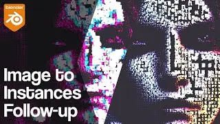 Image to Instances Follow-up | Blender 3.2 Geometry Nodes Tutorial