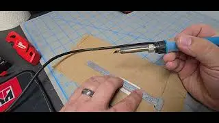 Cutting a scale flag to size