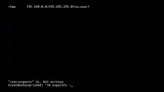 NFS Configurações básicas
