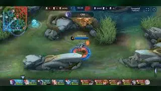 GAMEPLAY MOSKOV SAMPE DAPET SAVAGE DI BASE - mobile legends