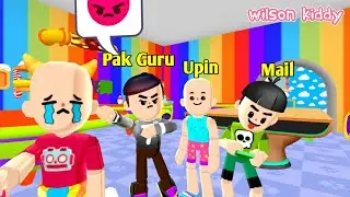 Drama Upin Terlambat Sekolah TK Tadika Mesra Dihukum Pak Guru 🤣😂 | Game PKXD | Game Wilson Kiddy