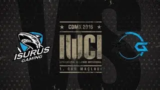 IWCI 2016 Grup Aşaması - 1. Gün: ISG vs DFM