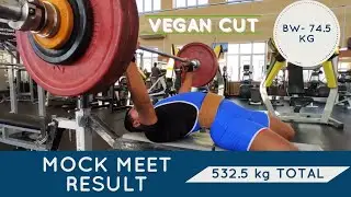 VEGAN CUT IS OVER !| MOCK MEET RESULT | PHYSIQUE REVEAL