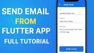 How to send email from flutter app? Flutter email sender tutorial.
