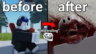 i ADMIN TROLLED players with ROBLOX GORE..