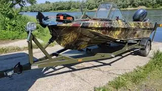 Kazanka 5M with a Yamaha 50 engine