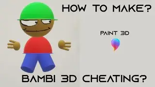 How to make a Bambi on Paint 3D