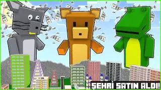 SÜPER AYI VE ARKADAŞLARI ŞEHRİ SATIN ALDI! 😱 - Minecraft ZENGİN FAKİR HAYATI