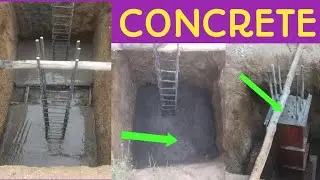 Concrete for Mat  Column post , Flat Slope | Footing | Construction works in tamil