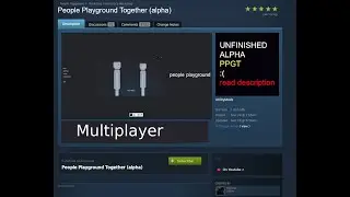 HOW TO PLAY A MULTIPLAYER GAME IN PEOPLE PLAYGROUND !?!   (SIMPLE AND EASY)