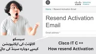 How Resend Activation Email of Cisco Netacad || Cisco Activation Token Expired Problem Solution Step