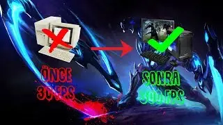 BİLGİSAYAR HIZLANDIRMA! | LOL, CSGO, MINECRAFT +300 FPS! %100