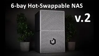 3D Printed 6-Bay NAS case - Improved in every way!
