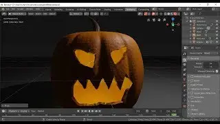 Blender Make Pumpkin Part 1 Blender 2.8